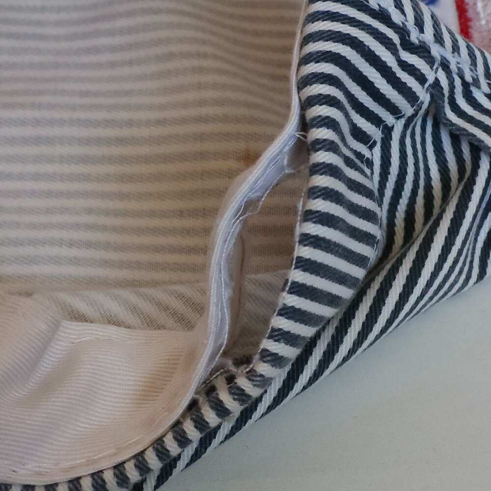 OTTAWA O-Train Hat OC Transpo Conductor Hat Hickory Stripe Embroidered - Picture 6 of 9